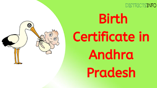 birth Certificate  in Andhra Pradesh