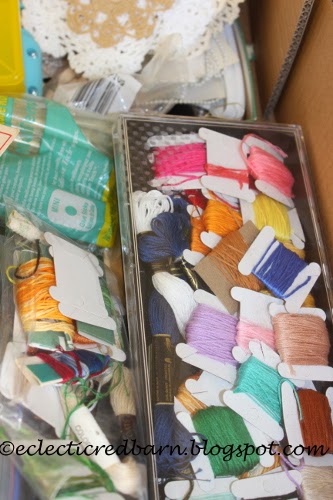 Eclectic Red Barn: Dollar box contents - yarn