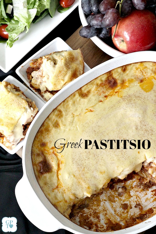 Greek Pastitsio Casserole Grateful Prayer Thankful Heart