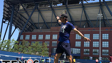Pablo Cuevas entrena en Nueva York, esperando el comienzo del US Open