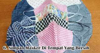 Simpan Masker Di Tempat Yang Bersih