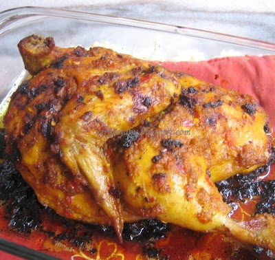 My Kuali: Ayam bakar halia