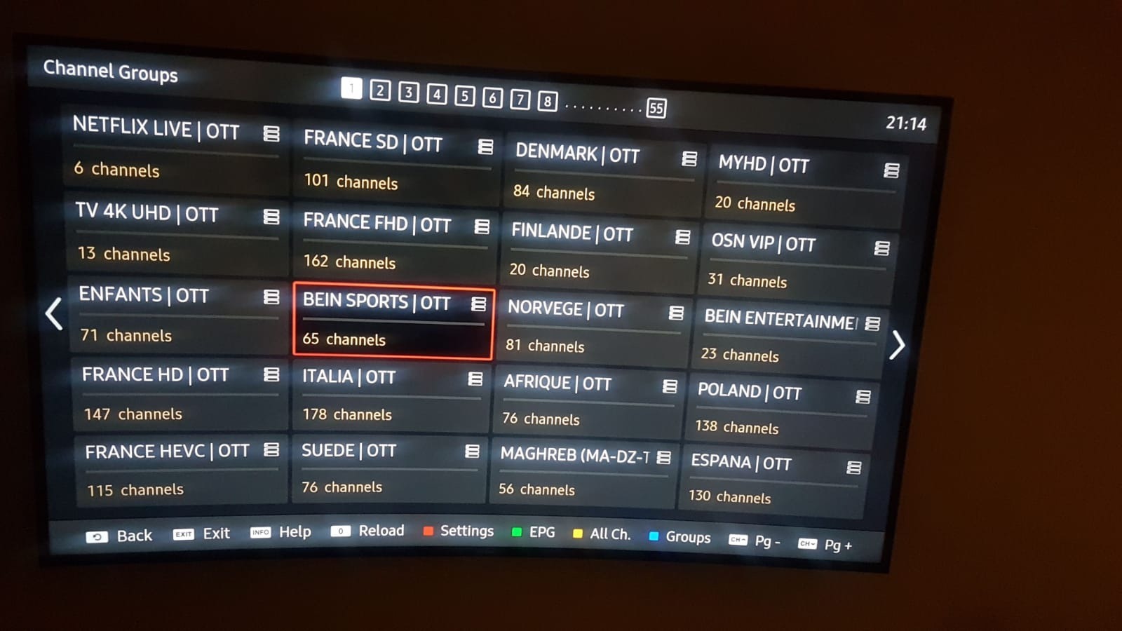 How to group m3u playlist of iptv smarters?