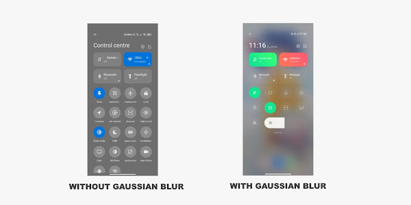 Fix MIUI 12 Control Center Blur Work Without ROOT