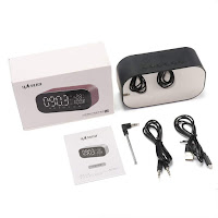 Speaker Bluetooth Multifungsi Yayusi S2 + Jam + Alarm + Radio + Bluetooth + USB + TF + Temperature + Cermin