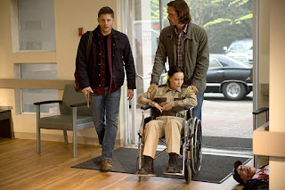 Jensen Ackles as Dean Winchester & Jared Padalecki as Sam Winchester in Supernatural 11x01 "Out of the Darkness, Into the Fire"