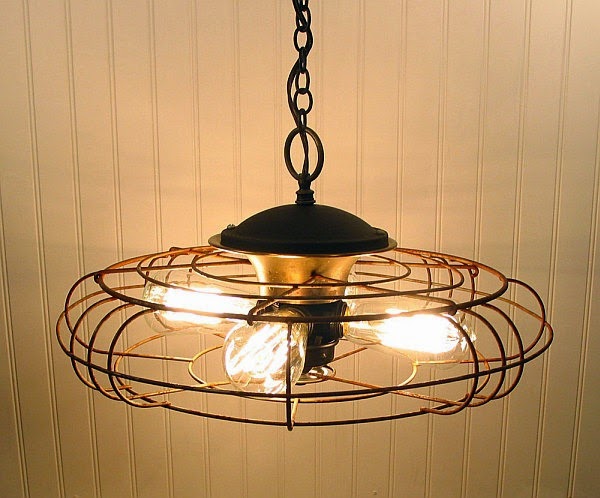 Retro industrial ceiling lamps