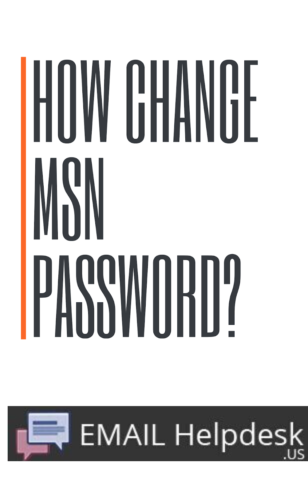 Reset or Change MSN Account Password