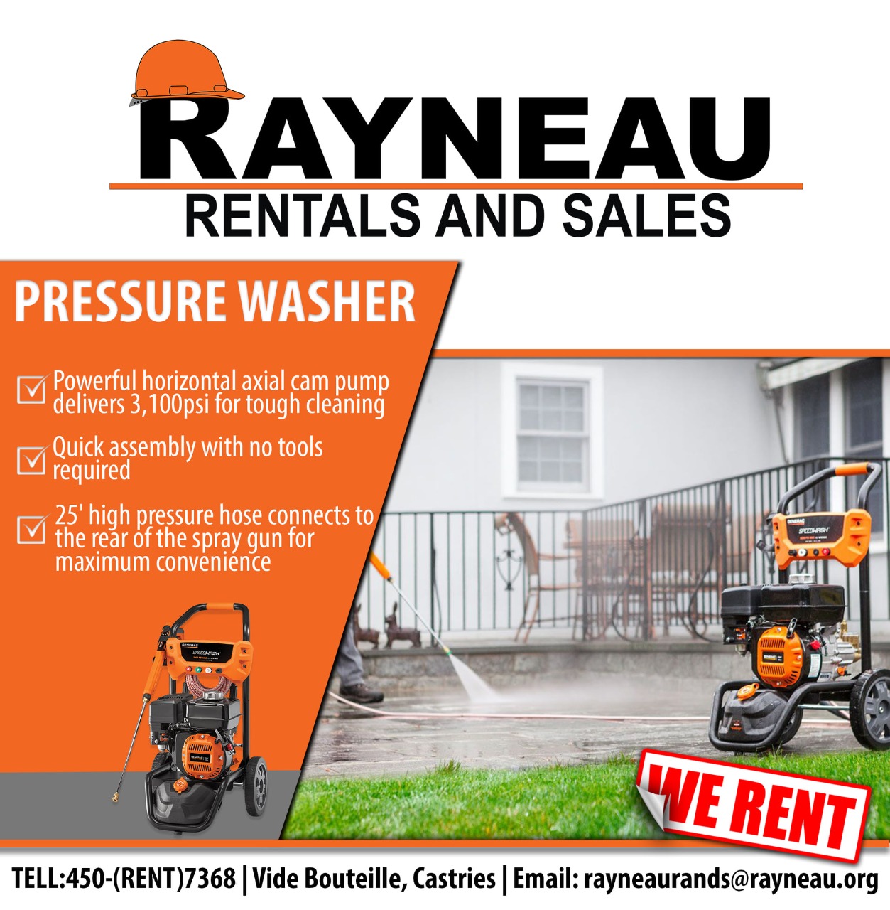 Rayneau Rentals & Sales - Looking for a small tool for home