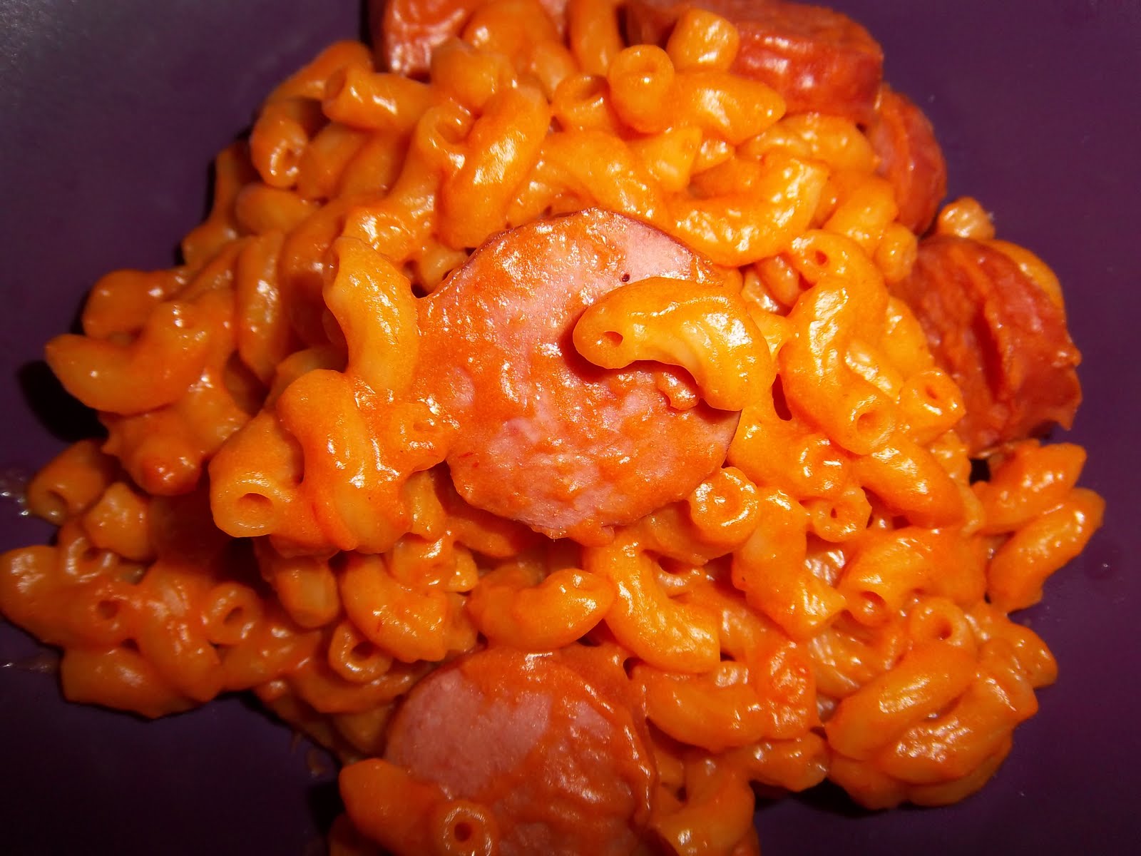 Jazzy Allergy Recipes Egg Free, Dairy Free Creamy Hot Dogs and Noodles