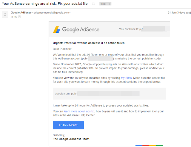 ads id mengatasi masalah adsense txt
