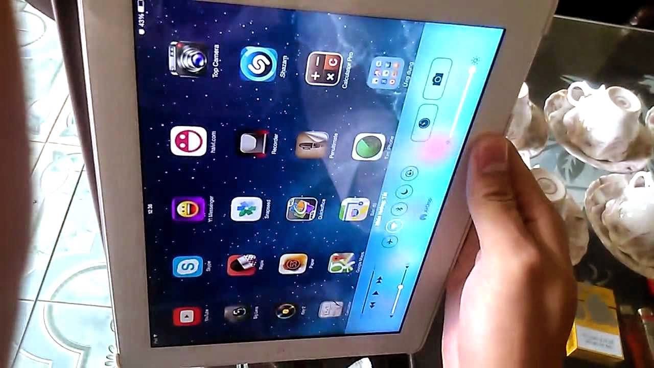 Khóa xoay màn hình iPad với thao tác đơn giản