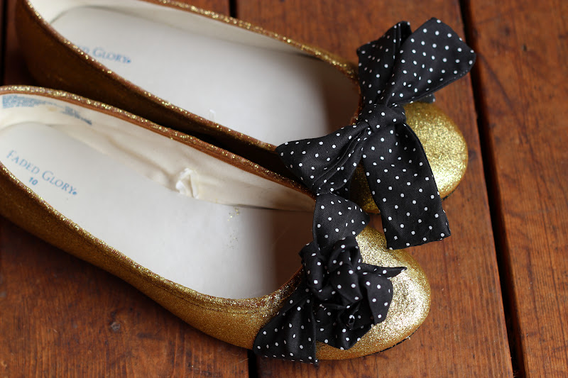 Glimmer And Grit DIY Glitter Flats with a TWIST!