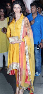 Gurgeous Deepiak Padukone at Director Rohit Shetty's sister's wedding