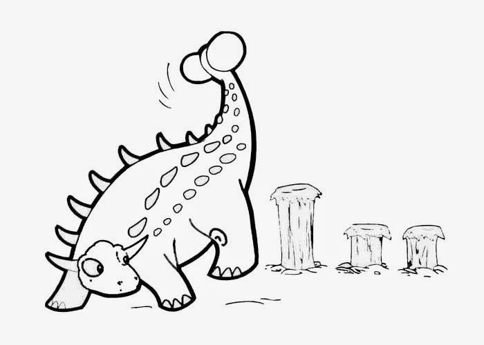 Dinosaur coloring page | Free Coloring Pages and Coloring Books for Kids