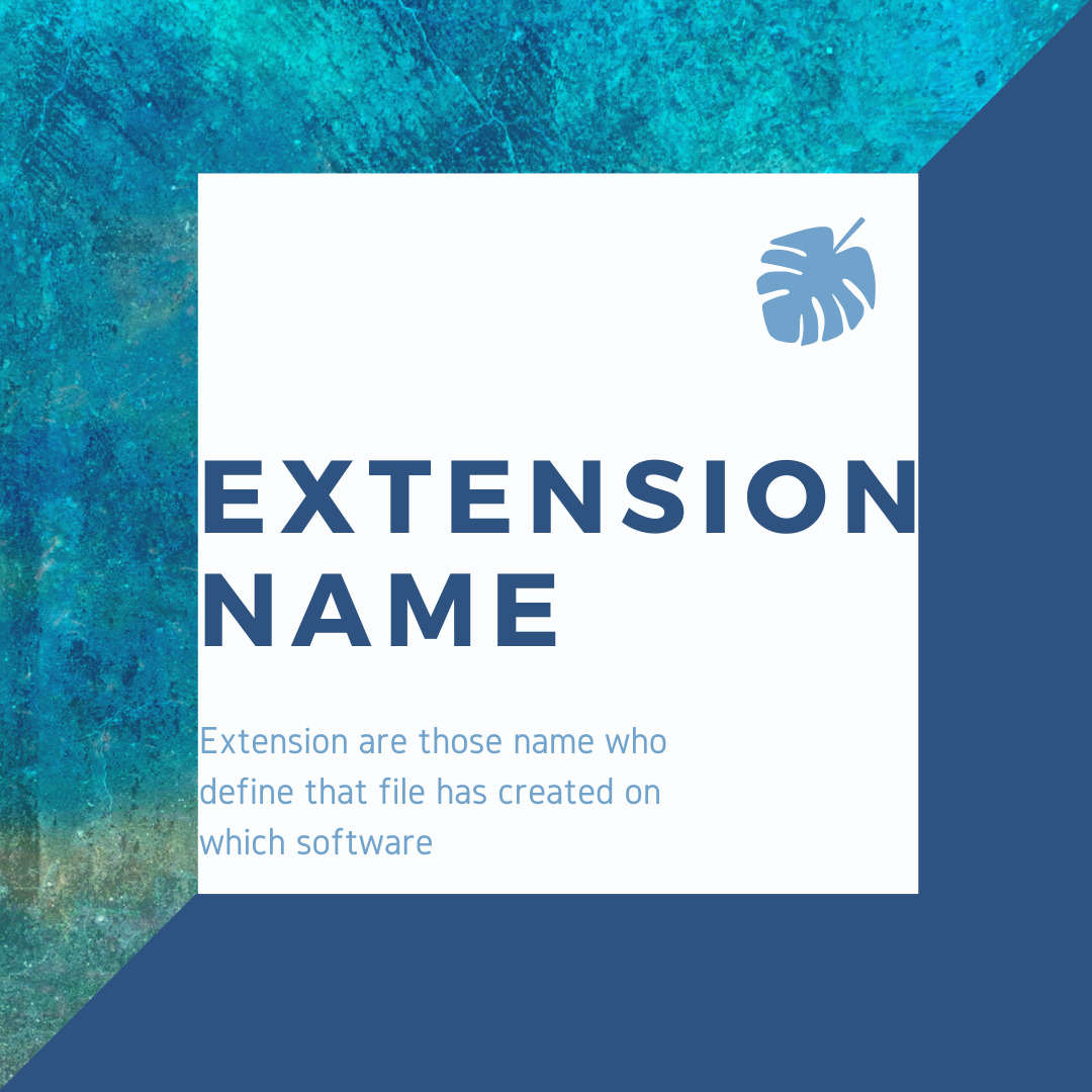Extension Names Of Files(Format)