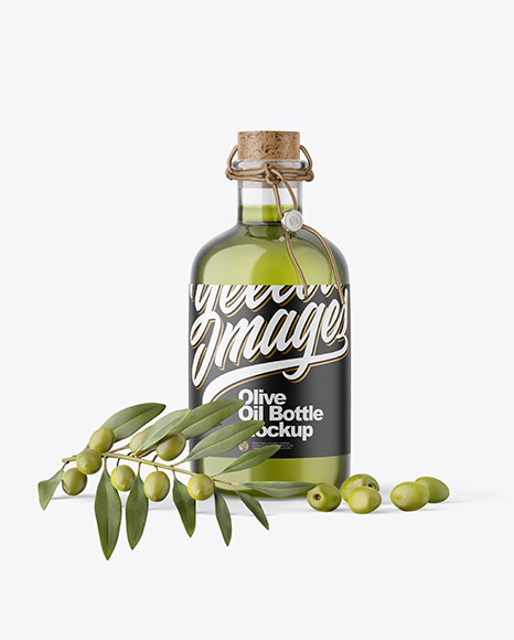 Download Glass Olive Oil Bottle Mockup Yellowimages Mockups