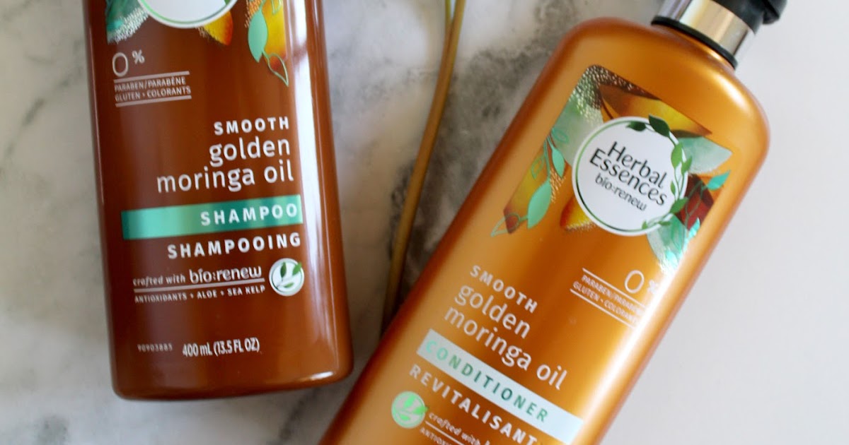 Review Herbal Essences Golden Moringa Oil Shampoo and Conditioner