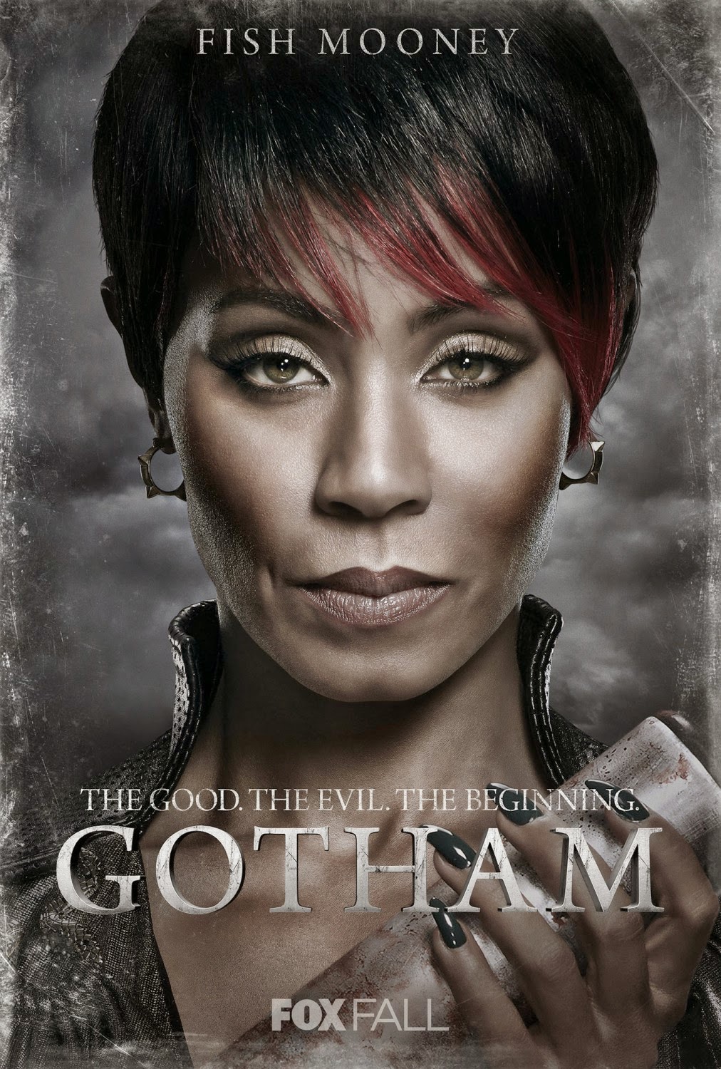 Gotham “The Good. The Evil. The Beginning.” Character TV Poster Set - Jada Pinkett Smith as Fish Mooney