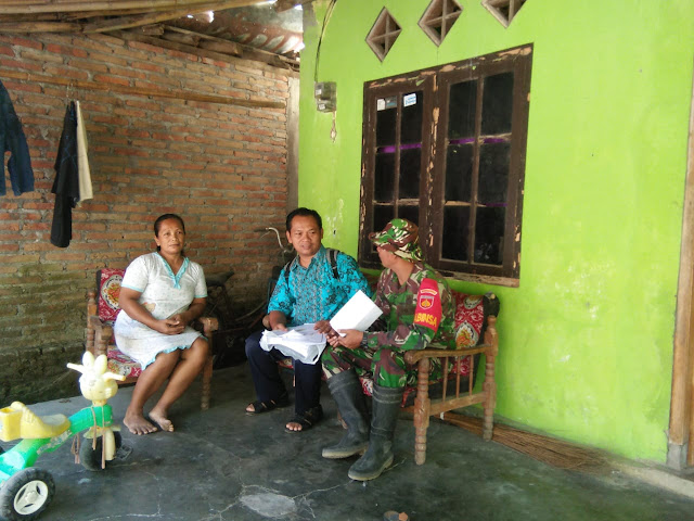 TMMD Reg 105 Tahun 2019 Munculkan Semangat Babinsa Untuk Tinjau Lokasi RTLH   