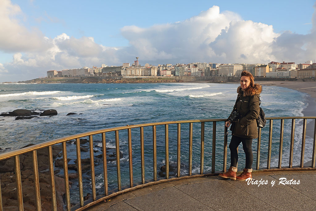 Playa de Orzán, A Coruña