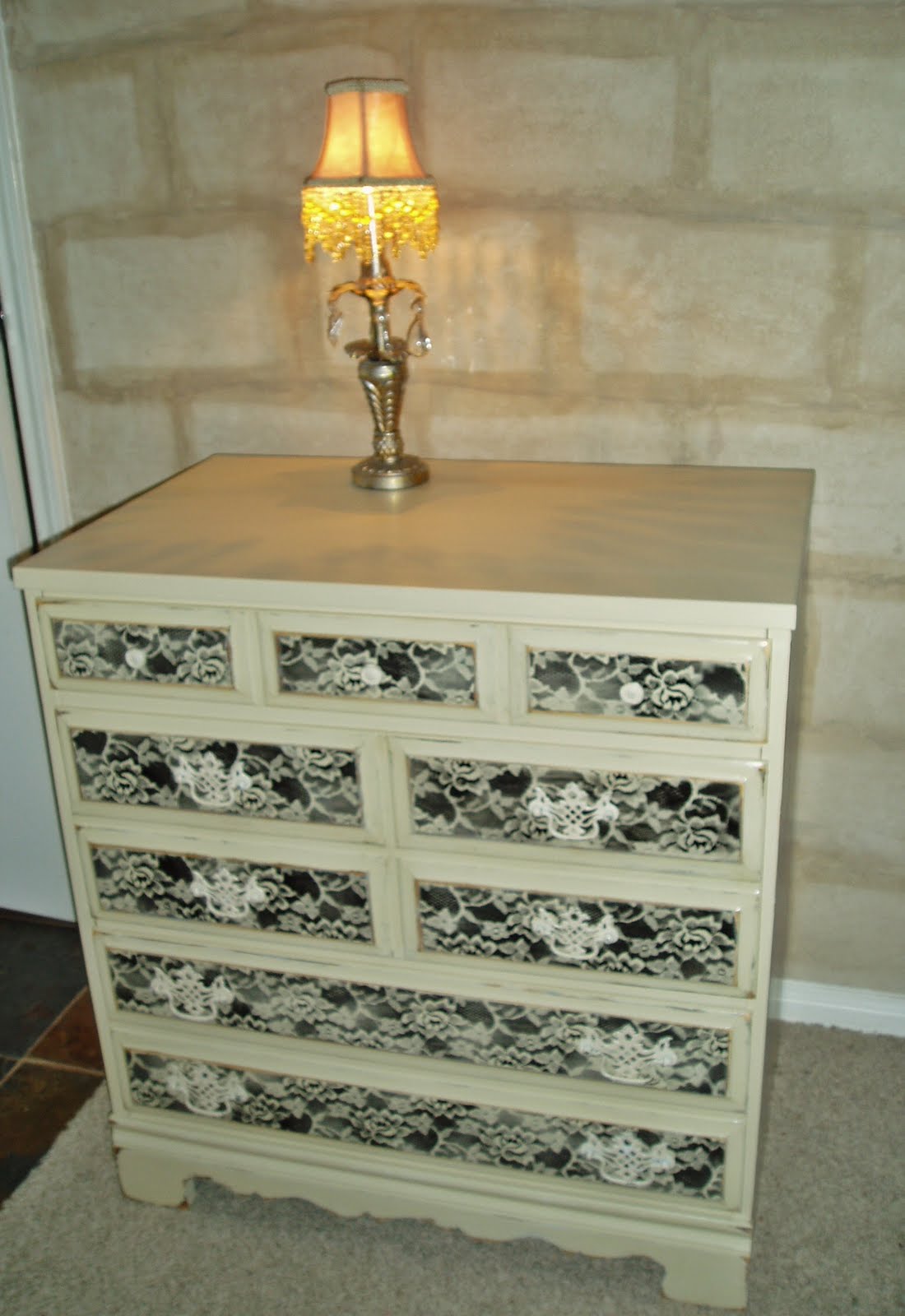 Faux Painting + Furniture RoseyChic Little Dresser