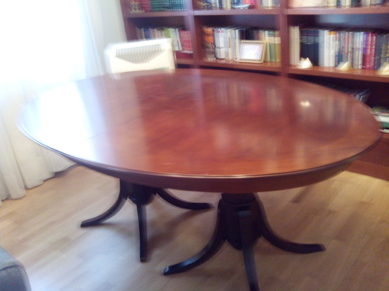 Reparación y barnizado de mesa de comedor - Muebles Cansado ... Reparación y barnizado de mesa de comedor - Muebles Cansado ...