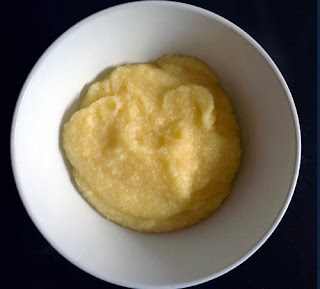 Pap is South African fine cornmeal cooked in boiling water