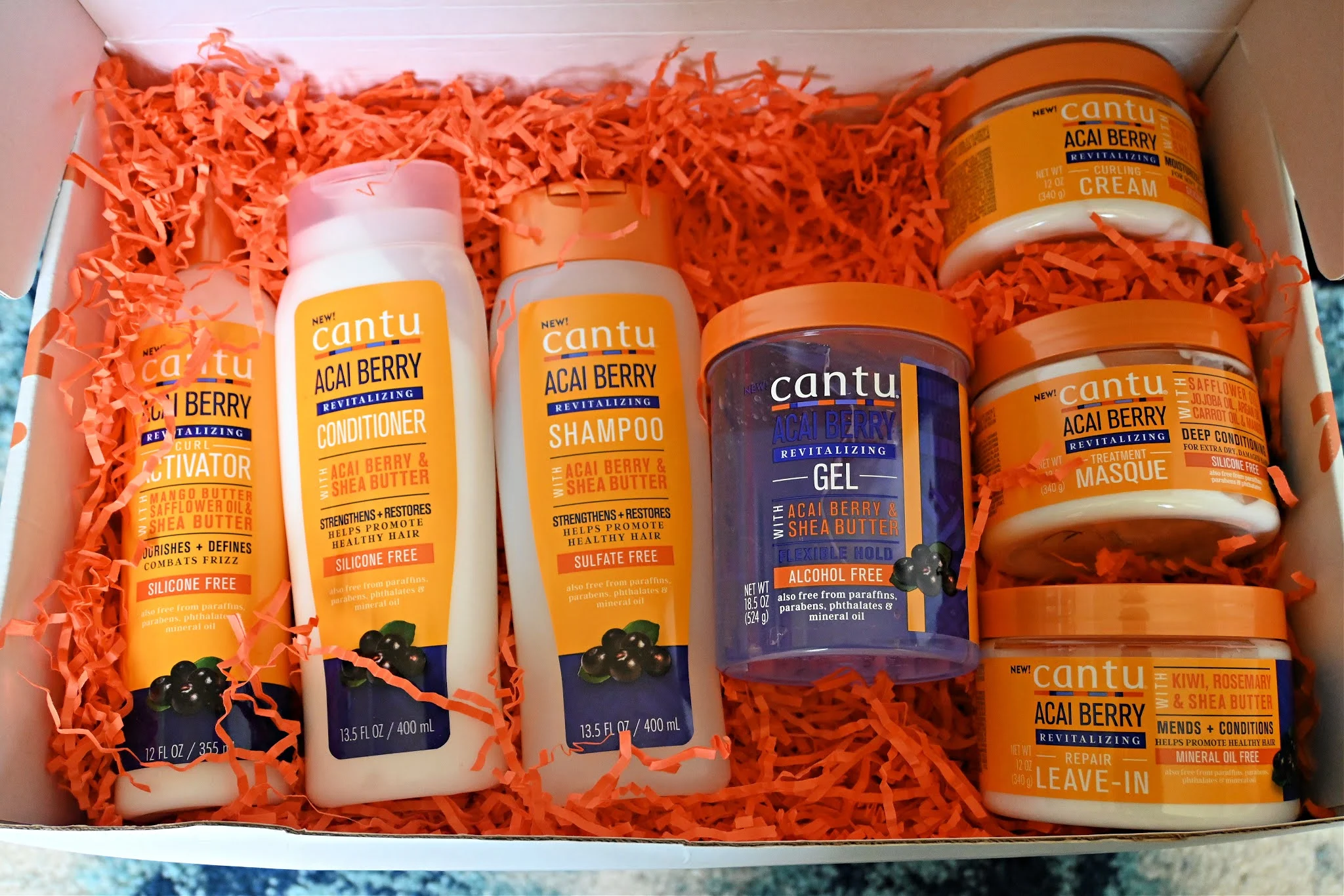 Cantu Beauty's Acai Berry Haircare Collection