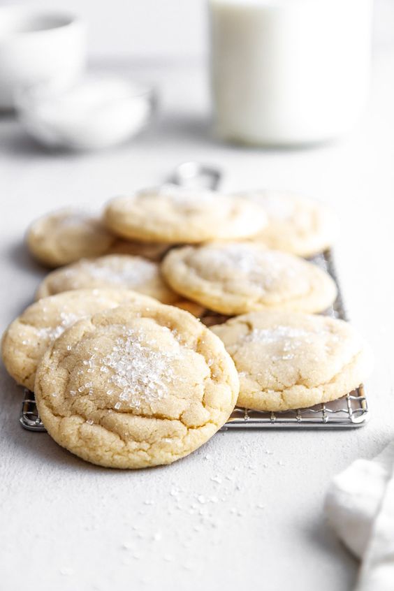 Chewy Sugar Cookies Delicious Dessert Mom