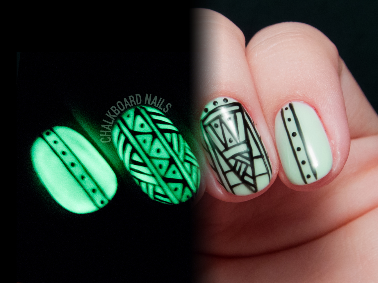 gelish glow in the dark