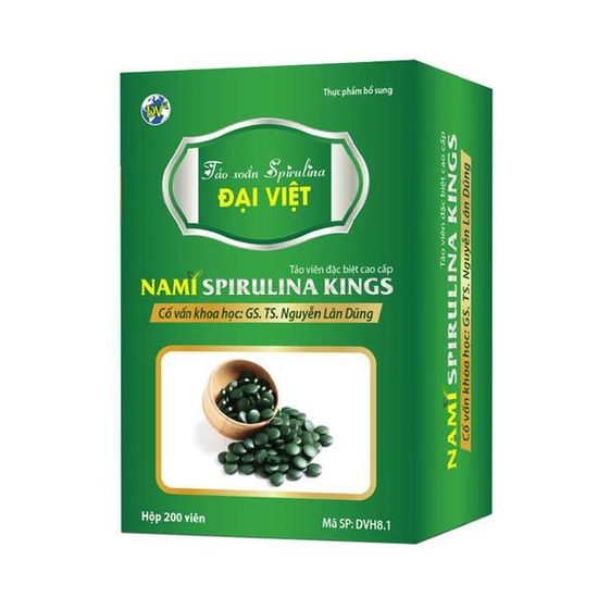TẢO XOẮN NAMI SPIRULINA KINGS - ĐẠI VIỆT 7 sm 234351689031 1632125742371