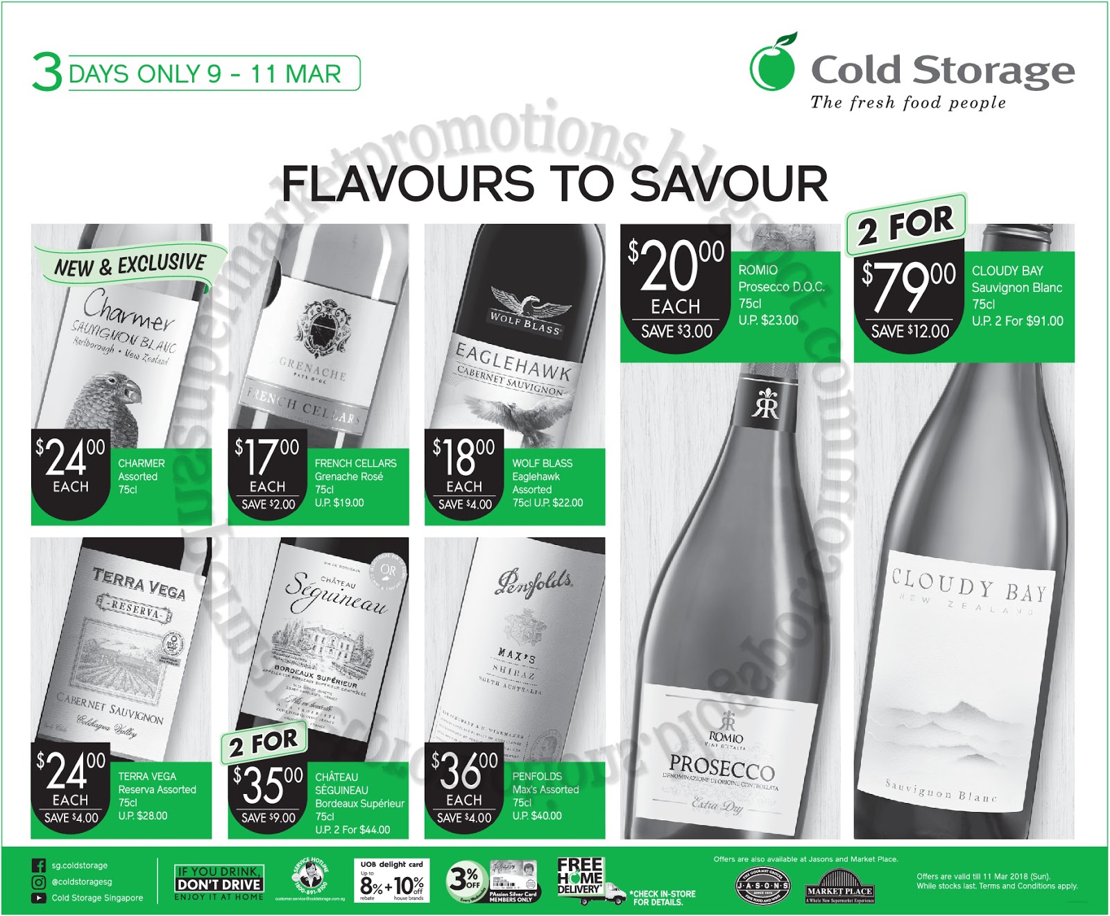Cold Storage Wine Promotion 09 11 March 2018 Supermarket Promotions