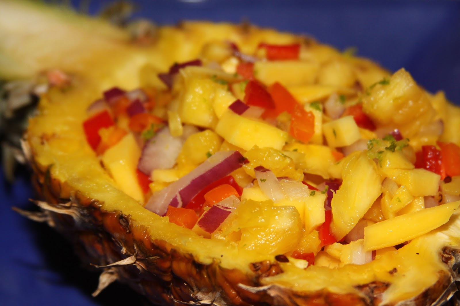 For the Love of Food Luau Pineapple Mango Salsa