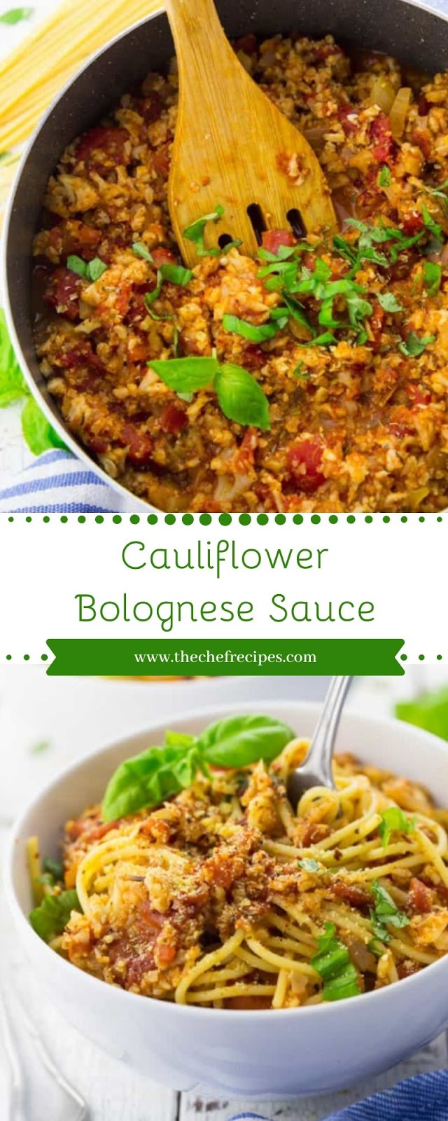 Cauliflower Bolognese Sauce