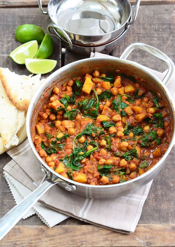 Chickpea and Spinach Curry The Healthy Quick Meals