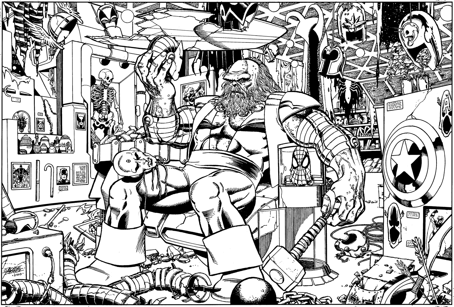 Rob's Room: George Perez in B&W and Color 