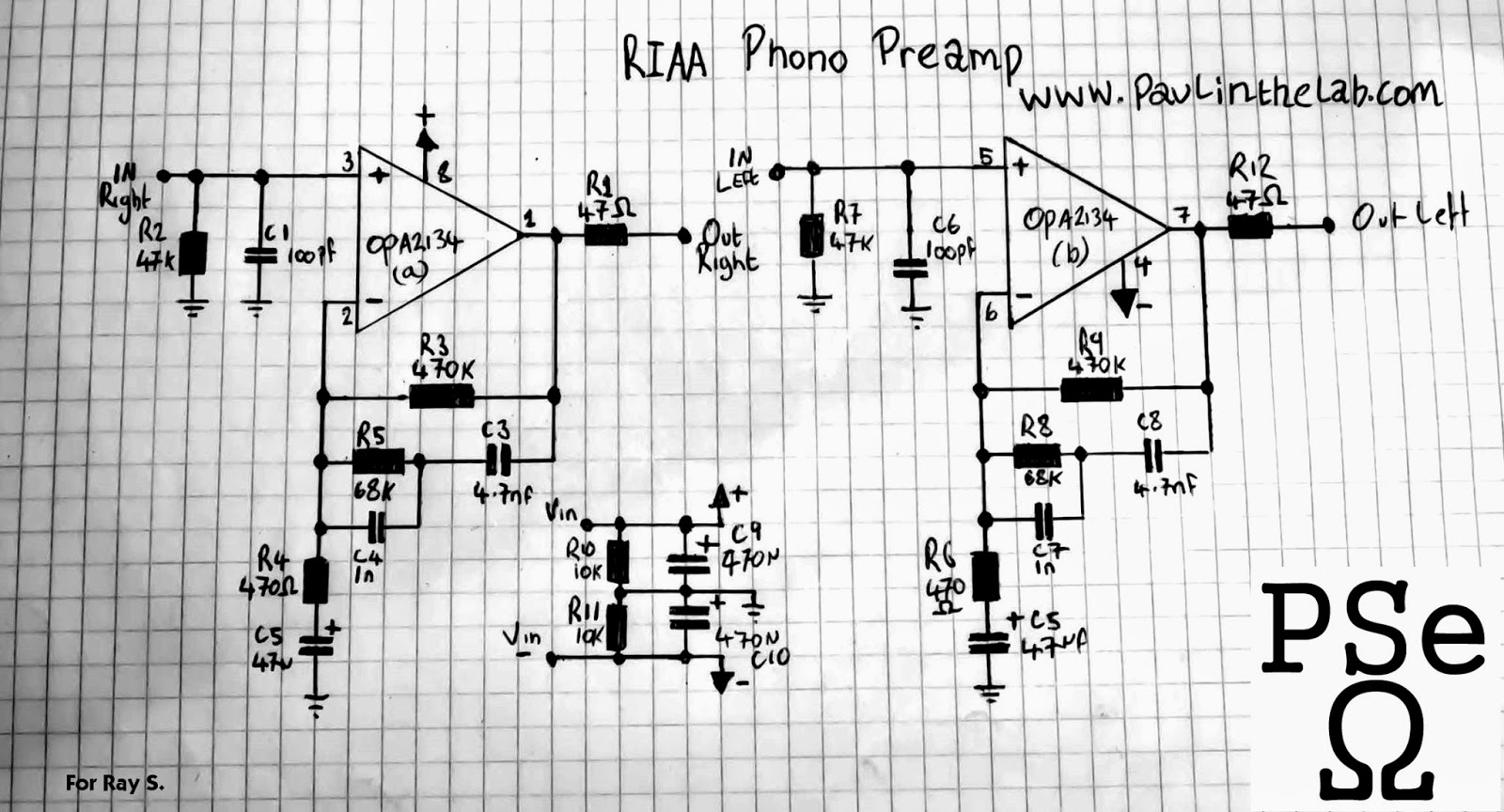Riaa Phono Preamp Schematic