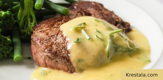 طريقه عمل ستيك اللحم بالصوص الأبيض