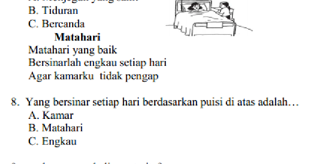 Soal Ujian Kelas X Semester 1 Bahasa Indonesia Latihan