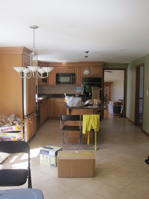 Our kitchen before staging