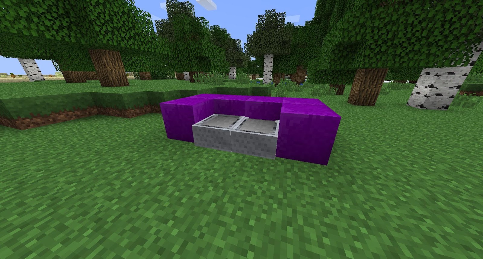 Daily Minecraft TUTORIAL How to make a working chair/couch in Minecraft