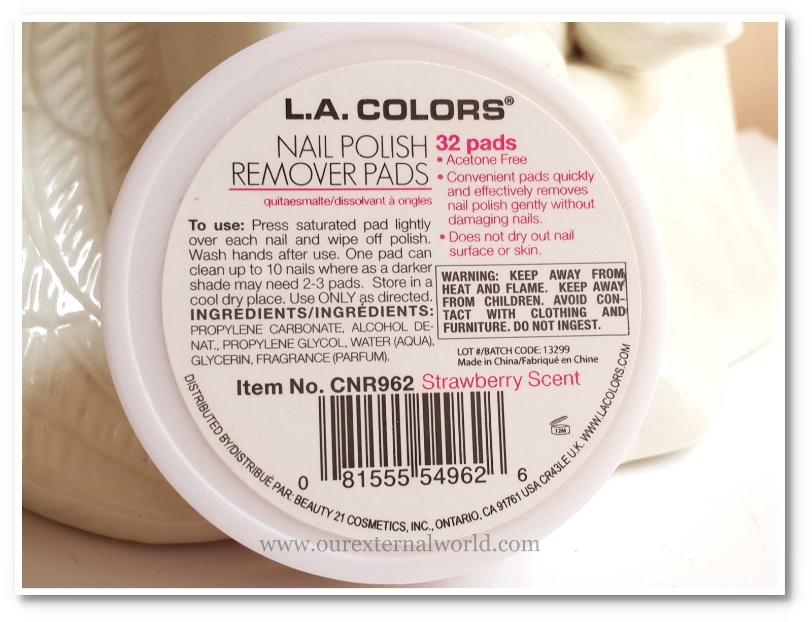 L.A. Colors Nail Polish Remover Pads - wide 4