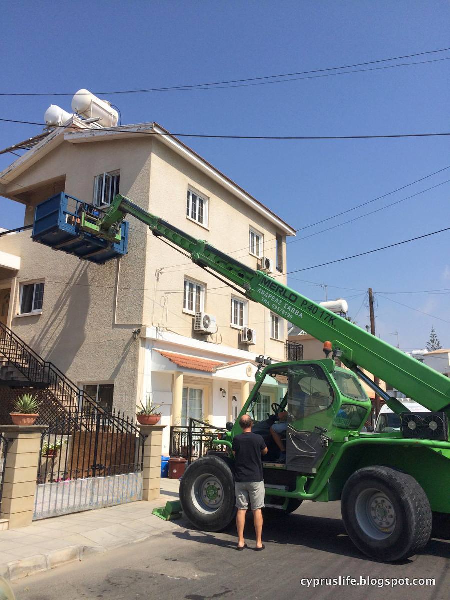 This is Cyprus... Installing air conditioning in Cyprus