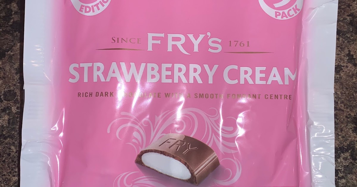 FOODSTUFF FINDS Fry’s Strawberry Cream (Cadbury Gifts) By Cinabar
