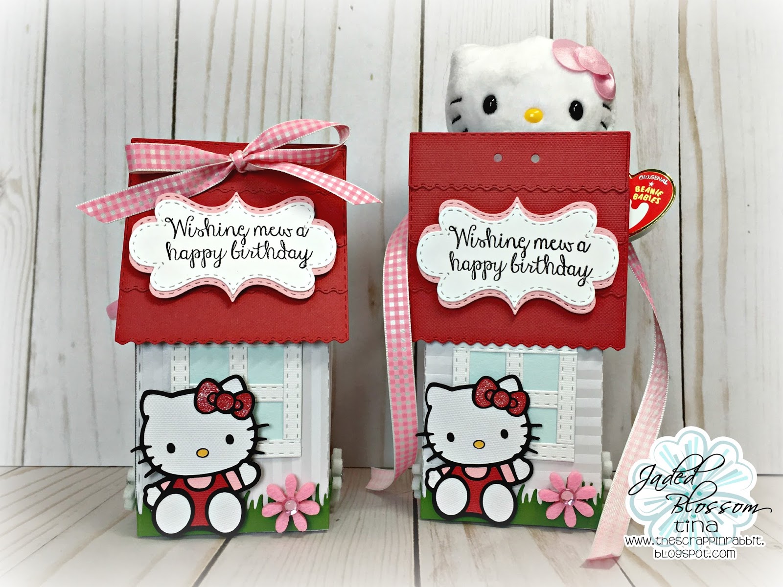 The Scrappin Rabbit Hello Kitty House Gift Box