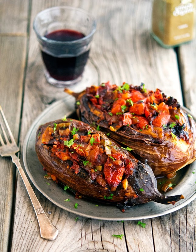 The Iron You: Imam Bayildi (Stuffed Eggplant)