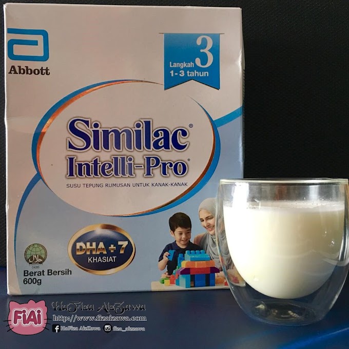 Similac Intelli-Pro dengan DHA +7 khasiat membantu memberi penyerapan nutrisi optimum bagi memenuhi keperluan si manja