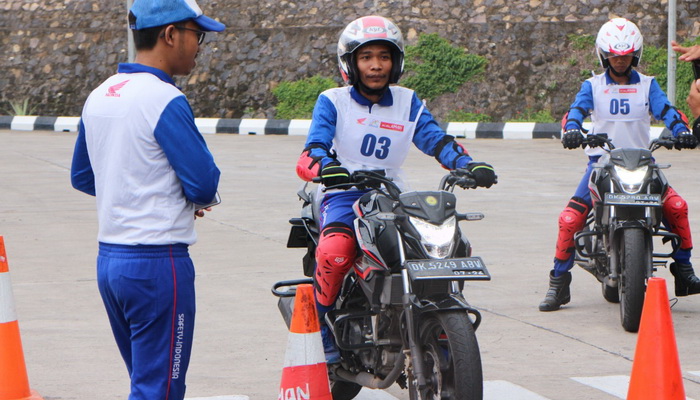 Puluhan Komunitas Honda Jalani Seleksi Menuju Kompetisi Safety Riding Nasional
