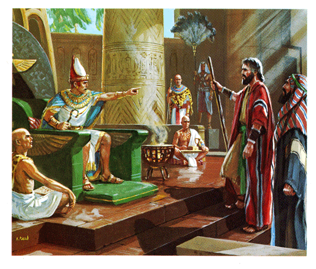 Моисей и фараон 